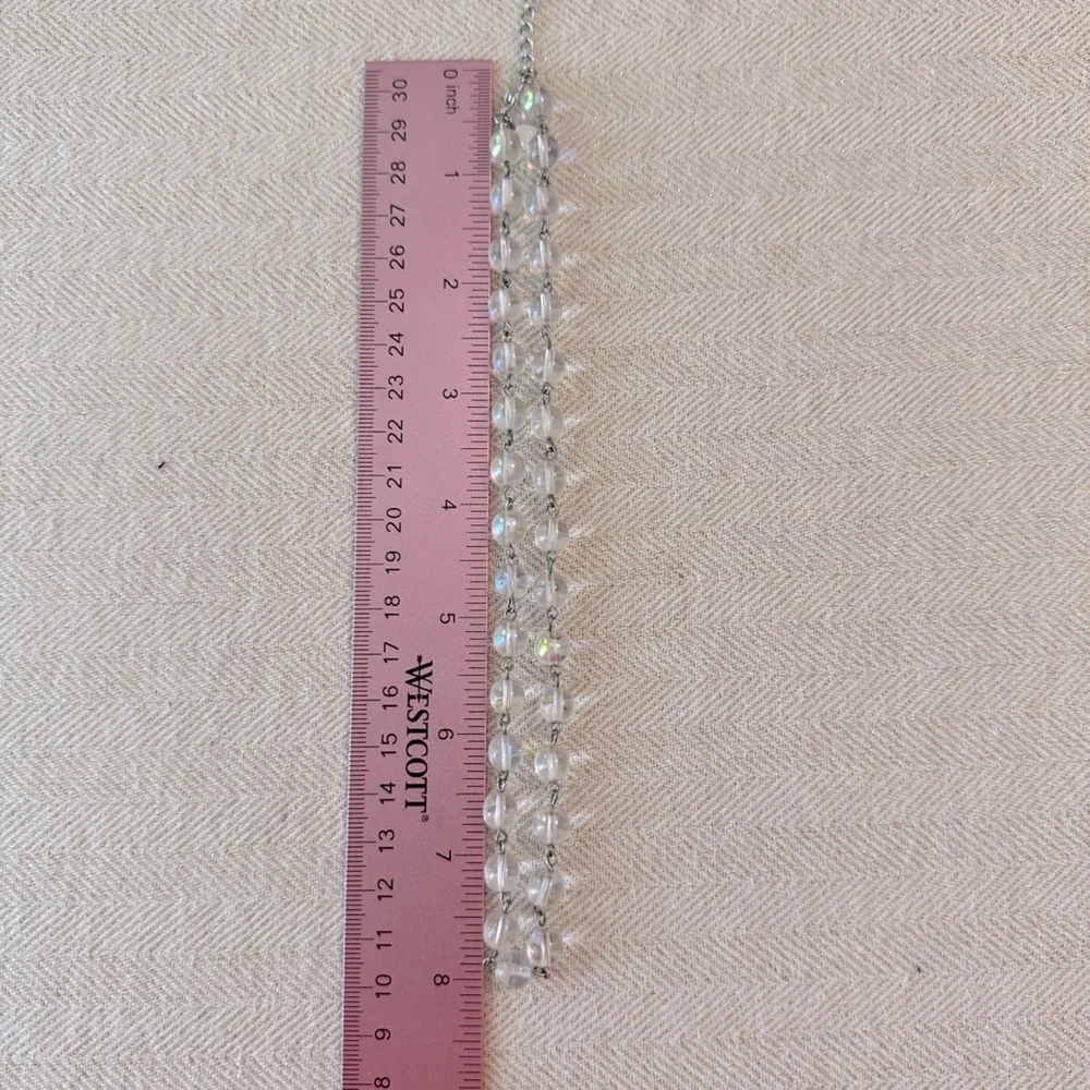 Vintage Kirk's Folly Beaded AB Chain 16" + 4" Extender - Picture 6 of 9